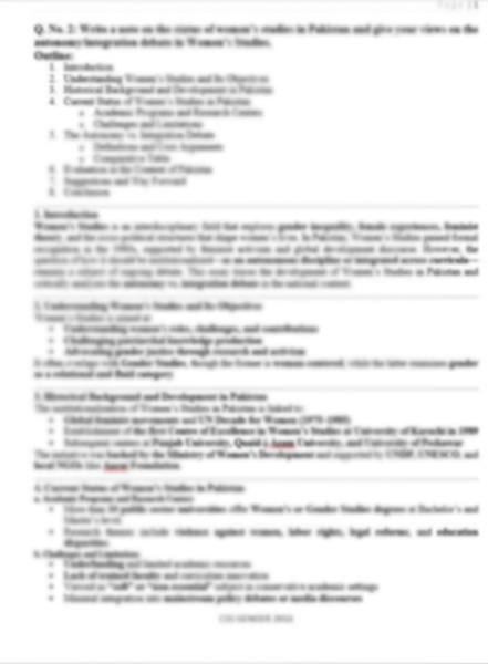 Solved Past Papers